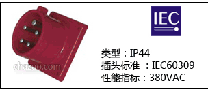 IP44 380V ��װ��ͷ